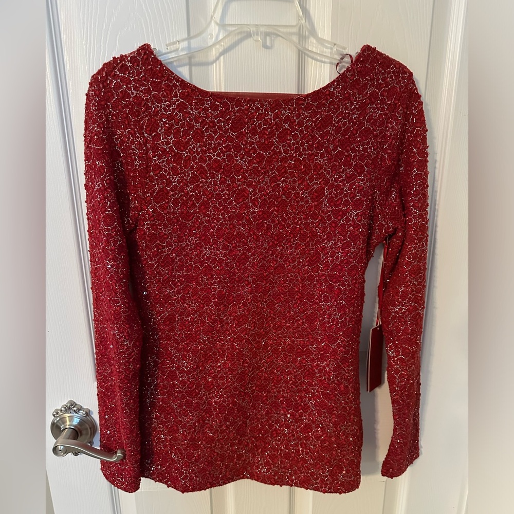 Jennifer Lopez shimmering top.  NWT